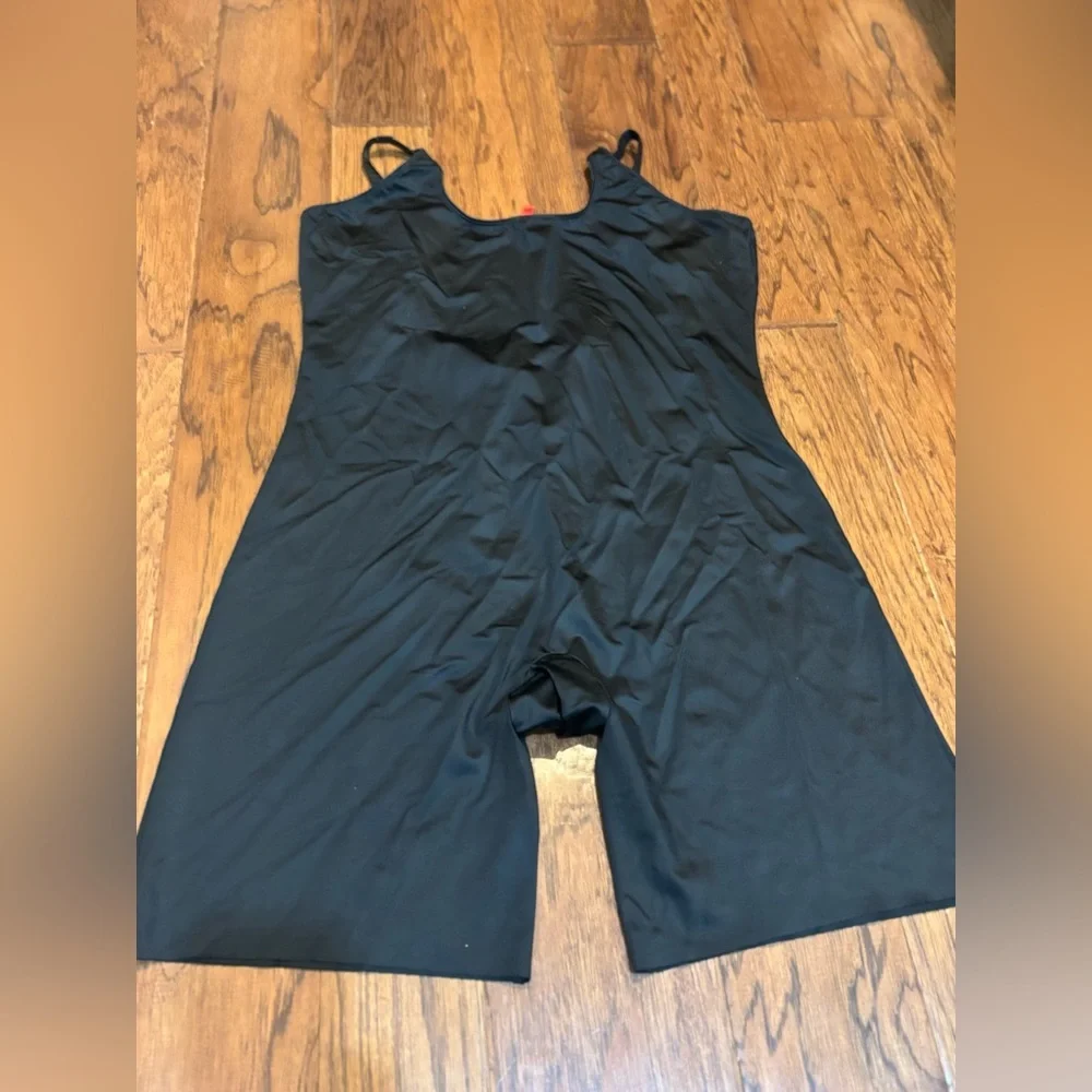 SPANX Black Shapewear Romper Bodysuit Sculpting Control Size 3X under bust